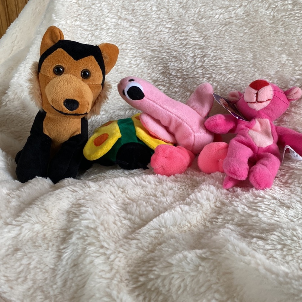 Variety stuffed animals